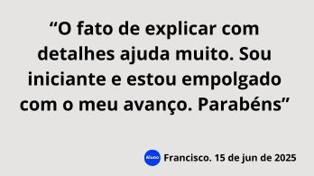 Depoimento de Francisco sobre os cursos online do Tocando do Zero